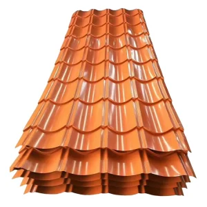 Color Coated Metal Roof Tiles Steel PPGI Corrugated Zinc Roofing Sheet