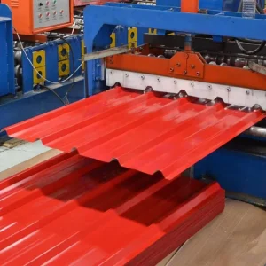 Color Coated Metal Roofing Sheets 0.4 0.5mm Corrugated Steel Roofing Sheet