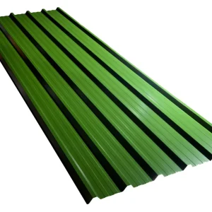 Color Coated Prepainted Corrugated Steel Metal Roofing Sheet With High Quality
