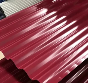 Color Coated Steel Roofing Tiles Industrial Design Fireproof Waterproof Easy Installation for Office Buildings Construction Use