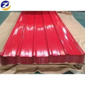 Color Painted PPGI Galvanized Corrugated Metal Roofing Sheet for Partition Panels for Clean Workshops