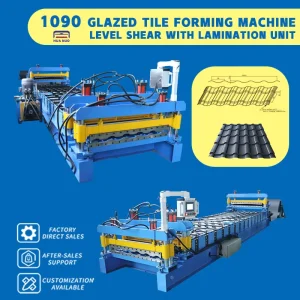 Color Steel Glazed Tile Machine for Galvanized Metal Roofing Sheet