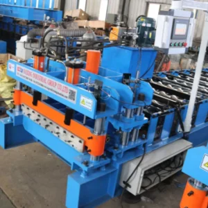 Colored Glaze Steel Tile Machinery Roofing Sheets Roll Forming Equipment