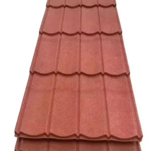 Colored Stone Coated Metal Roof Tile