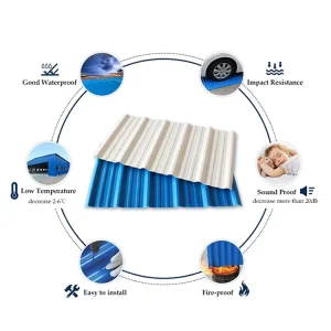 Colour Sheet Roof Aluminum Roof Corrugated Steel Roof Tiles