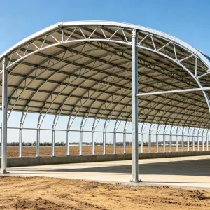 Commercial Large Span Steel Poultry Shed Hot Dip Galvanized Steel Structure Chicken House for Farm Breeding Project