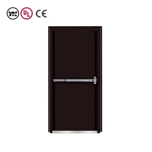 Commercial Metal Steel Safety Door Galvanized Hollow Metal Fireproof Door Fire Rated Door
