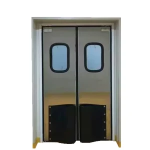 Commercial Modern Stainless Steel Two Way Action Impact Doors Windows Double Swinging for Convenience Store Restaurant Kitchen