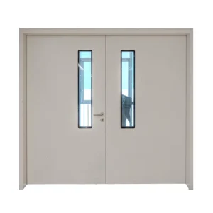 Commercial Steel Fireproof Door Fire Resistance Smoke Proof Fire Exit Door for Shooping Mall Hospital Apartment