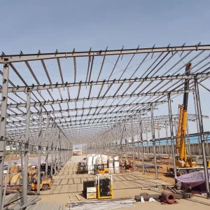 Commercial Warehouse Easy Assemble Prefabricated Steel Structure Building CE ISO9001 Certification 50 Year