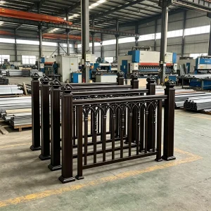 Community Metal Guardrail Enclosure, Anti-theft Protective Partition for Exterior Walls