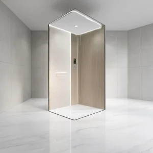 Compact Elevator Parts Cabin Metal Wear-resistant for Villa & Apartment Use