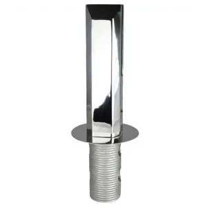 Concrete Floor Recessed Threaded Glass Balustrade Spigot SUS316 Anti Rust DIY Railings Stair for Villa Pool