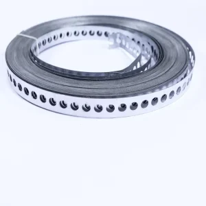 Construction Hardware Manufacturer Metal Steel Banding Hot dip Galvanized Steel Strapping Flexible Perforated Fixing Band