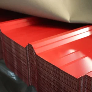 Construction Materials Iron 0.45mm Thick Aluminum Zinc Modern Warehouse Roofing Corrugated Sheet Metal