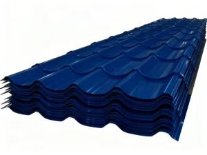 Construction Metal Roofing Sheets Galvanized Steel DX51D+Z Color Coated Welding Process Service for Bending and Cutting