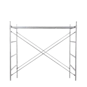 Construction Mobile Walk Through Frame Scaffolding Galvanized Steel Ladder Frame Scaffold