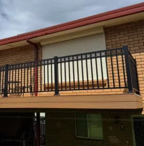 Contemporary Outdoor Building Railings with Stainless Steel Aluminum Iron for Parks Deck Bridge Porch Stair Use