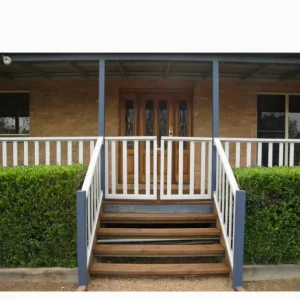Contemporary Outdoor Fence Railings with Stainless Steel Aluminum Iron for Parks Deck Bridge Porch Stair Use