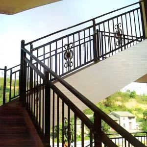 Contemporary Stainless Steel & Aluminum Alloy Balustrade Balcony Railing for Mall & Stair Rust Resistant
