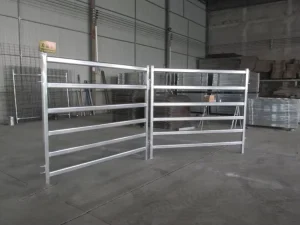Continuous Free-Standing Hot-Dipped Galvanized Livestock 16 Ft Goat and Cattle Corral Panels