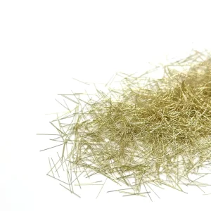 Copper-Coated Micro Steel Fiber with High Bending Resistance for Metal Building Materials