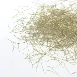 Copper Coated Micro Steel Fibre 0.12-0.3mm Diameter 2850 MPa Tensile Strength ISO9001 Certified UHPC Concrete