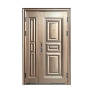 Copper Steel Doors High Performance Aesthetic Durable Entrances with Custom Sizing Powder Coated Finish