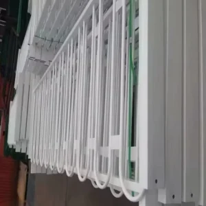 Corrosion Resistant Powder Coated Zinc Steel Fence for School Park and Highway Safety Railings