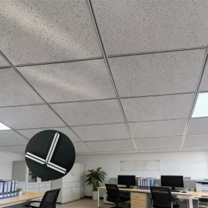 Corrosion-resistant Fireproof Suspension Components Galvanized Steel Furring Channels Paired Grooved Ceilings