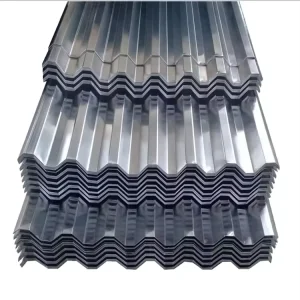Corrugated Aluminum Zinc Coated Galvanized Iron Sheet Roofing Tole Pour Maison