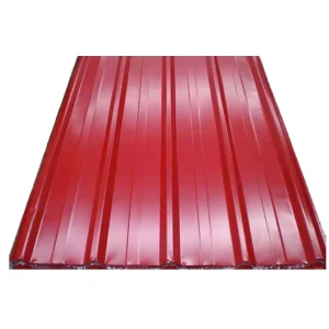 Corrugated Color Steel Roofing Sheet Anti Corrosion Waterproof Metal Roof Panel High Temperature Resistant Welding Cutting