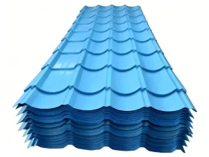 Custom Cut Bended Corrugated Prepainted Galvanized Steel Construction Metal Roofing Sheets DX51D+Z Grade Z30-Z40 Coating Color