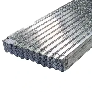 Corrugated Galvanized Sheet DX51D Material 80 120g m² Zinc Roofing Anti Rust Custom Length