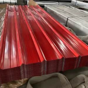 Corrugated Prepainted Galvanized Steel Roofing Sheets BIS Certified Cutting Welding Bending Services 0.14 0.20mm Thickness