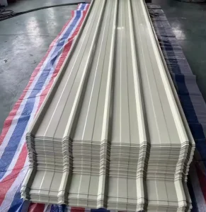 Corrugated Roofing Sheet Color Steel Tile Galvanized Metal White Blue RAL Color Coated Roof Tile