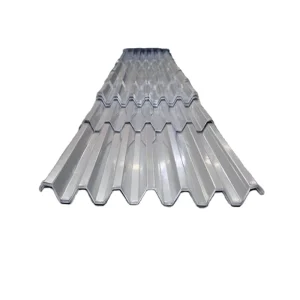 Corrugated Roofing Sheet Galvanized Zinc Coated Cold Rolled Metal ASTM Standard 0.12-0.13mm Thickness Welding Cutting