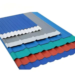 Corrugated Sheet Galvanized Steel Color Coated Corrugated Roof Sheet for House Roof Color Coated Steel Sheet