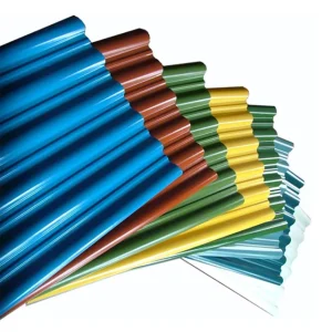 Corrugated Steel Roof Sheet Color Coated 20′ Corrugated Metal Galvanized Iron Roofing Panels