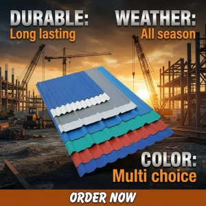 Corrugated Zinc Metal Roofing Sheet Z275 Hot Dipped Galvanized Steel Roof Tile for Construction Anti Corrosion GI Sheet Price