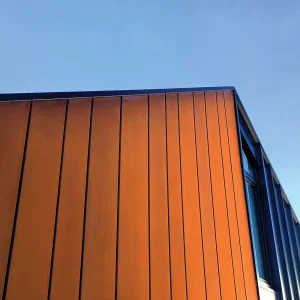 Exterior Copper-Colored Corten Steel Residential Wall Cladding