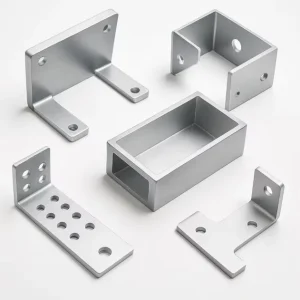 Curtain Wall Accessories Zinc Coated Galvanized Steel Sheet Metal Stamping Laser Cut Industrial