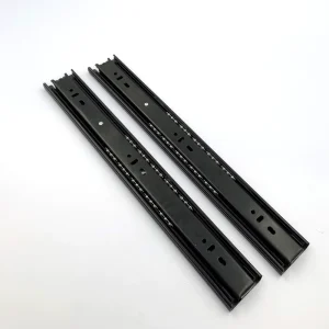 Custom 3 Fold Telescopic 45mm Metal Full Extension Push-Open Ball Bearing Drawer Slides