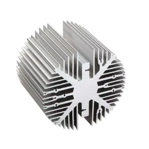 Custom 6000 Series Heat Sink Extrusion Profile CNC Machined 6061/6063 Anodized Aluminum with Bending & Welding Services