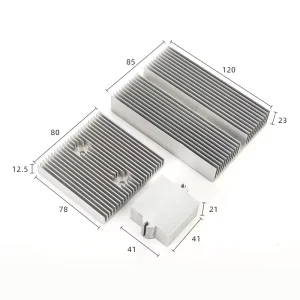 Custom 6000 series T5 Aluminum Alloy Extrusion Profiles heat sink aluminum profile Bending Cutting Processing Heat Sink