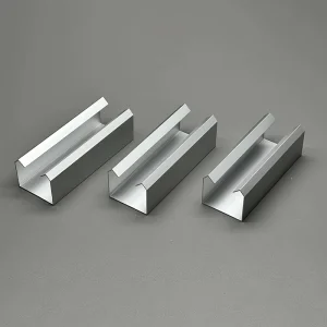 Custom 6063 T5 Aluminum Railing Sandblasting Anodized Aluminum Extrusion Profiles Colombia Market Glass Aluminum Profiles