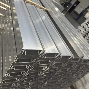 Custom Aluminum 6000 Series Extrusion Profile with Bending and Welding Services Guide Rail Cutting Custom Cutting Lengths