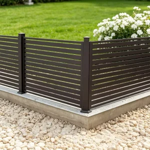 Custom Aluminum Alloy Guardrail for Home Balcony Landscaping and Safety Protection