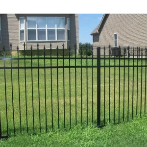 Custom Aluminum Alloy Wall-Mounted Guardrail Galvanized Steel Fencing for Villa Community Garden Rural Courtyard
