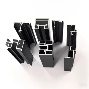 Custom Aluminum Anodized 6000 Series Extrusion Profiles for Windows and Doors Bending Welding Services 0.4-20mm Thickness
